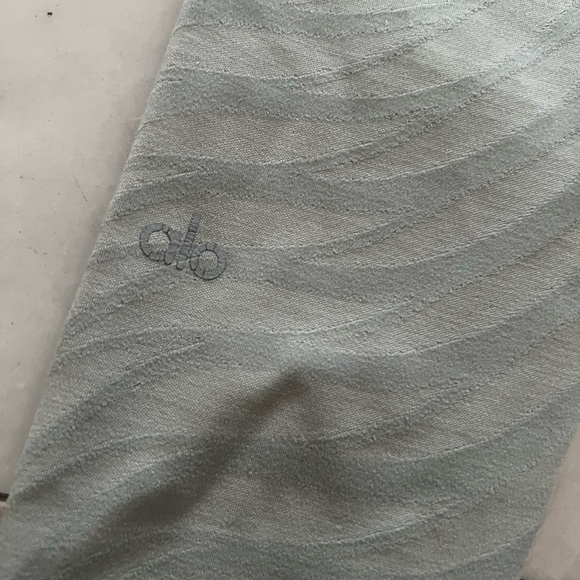 ALO Yoga Green Leggings High-Waisted Seamless C050 - Picture 4 of 5